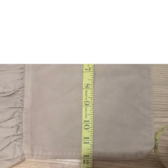 Bella Notte Chloe Boudoir Velvet Tan Decorative Pillow Cover Beige Ruffle Accent - Picture 5 of 6